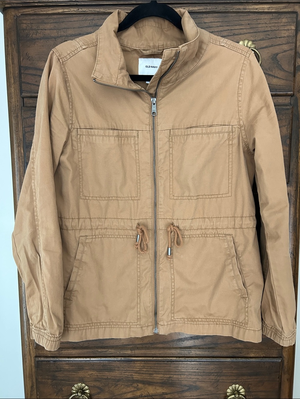 Women’s Old Navy Tan Utility Jacket, Size M